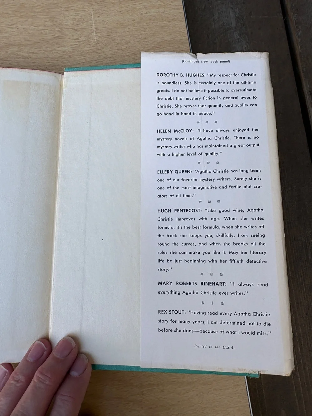 Agatha Christie They Came To Baghdad Vintage 1951 1st Edition Book
